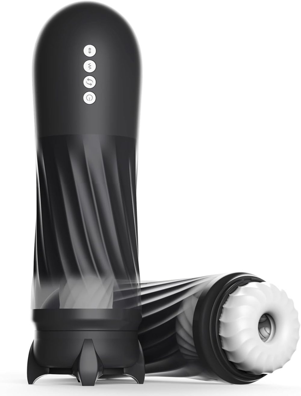 Automatic Male Masturbator, Adult Sex Toys for Men with 3 Twisting and 5 Thrusting Vibration Modes, Hands-Free Heating Male Vibrating Stroker for Men Guy Pleasure,