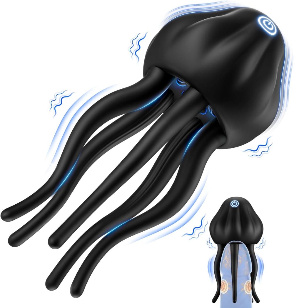 Male Sex Toys Penis Vibrator for Men -  Male Masturbator Stroker with 10 Vibrating Modes Wring Tentacle Male Vibrator for Penis Clit Nipple Stimulation, Adult Sex Toy for Men Women Couples