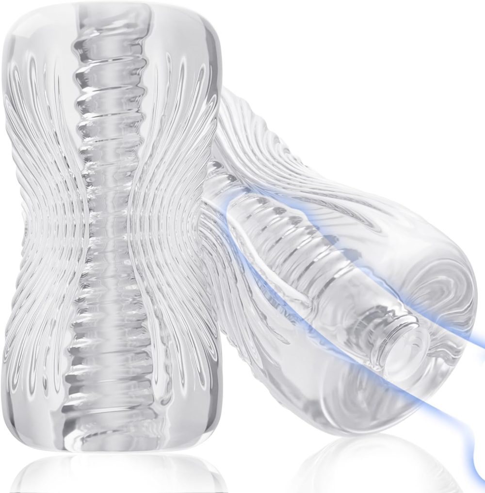 Male Masturbator Sex Toys - Adult Sex Toy Pocket Pussy,  Male Masturbation Sleeve, Penis Training Sex Toy for Men, 3D Realistic Texture Spiral Tunnel Stroker, Couple Sex Toy & Game