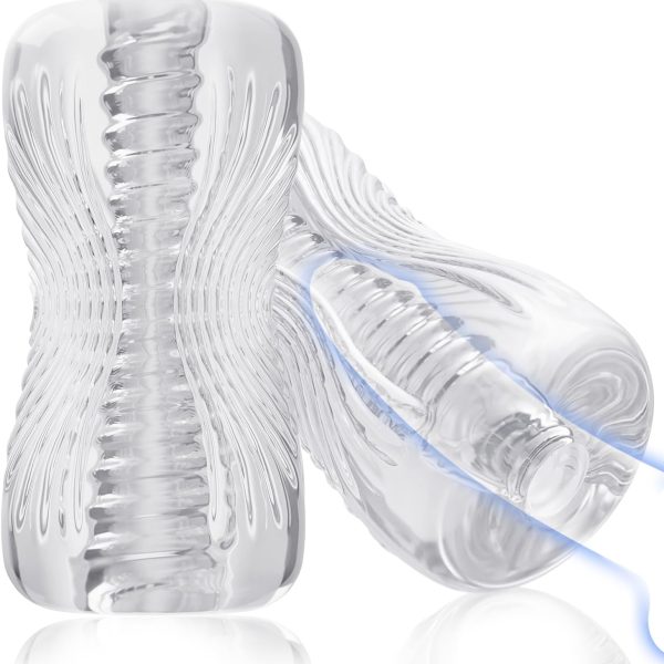 Male Masturbator Sex Toys - Adult Sex Toy Pocket Pussy,  Male Masturbation Sleeve, Penis Training Sex Toy for Men, 3D Realistic Texture Spiral Tunnel Stroker, Couple Sex Toy & Game